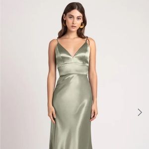 Sage Color Jenny Yoo Dress - Size 10 - Brenna